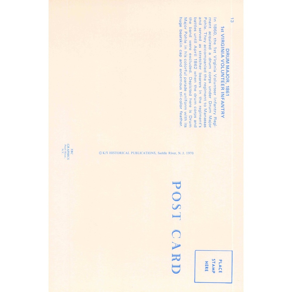 Ten Soldiers of the Civil War Set 1 Postcards Dick S Von Schriltz 1970 VG - Picture 4 of 16